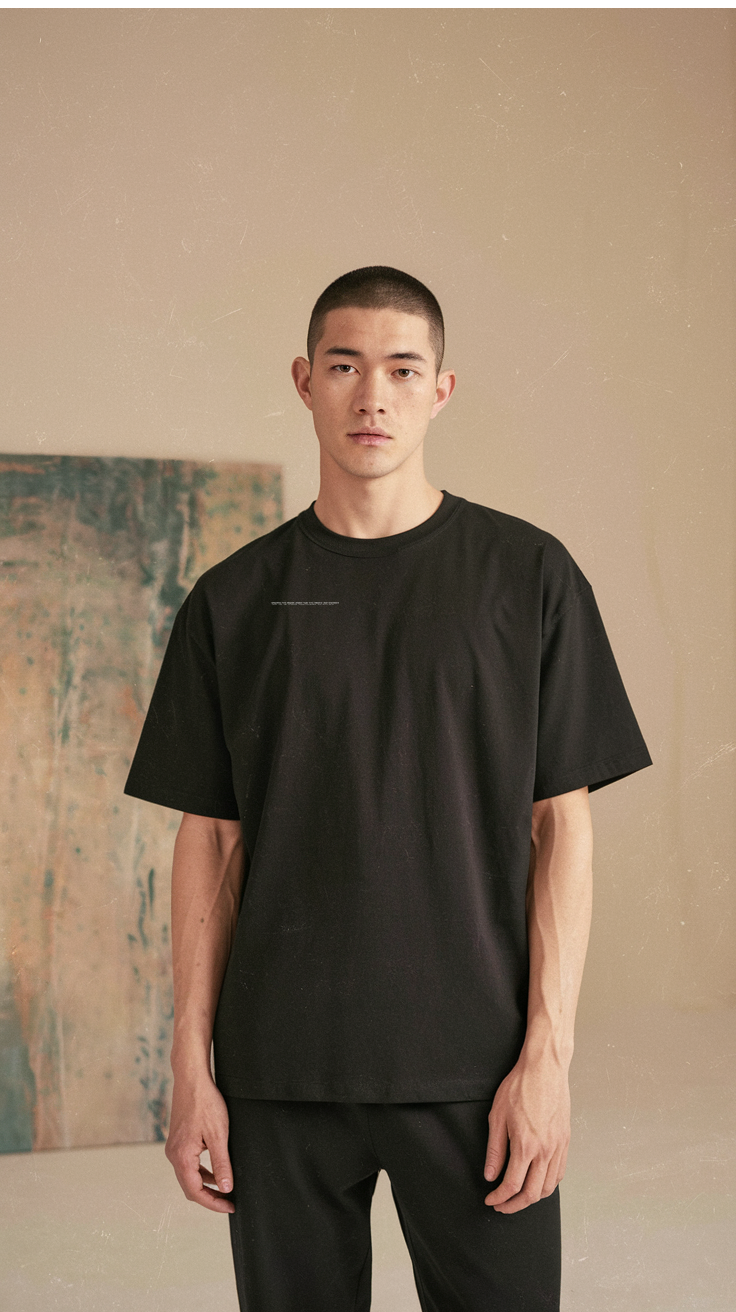 Black Ether Essential Organic Tee